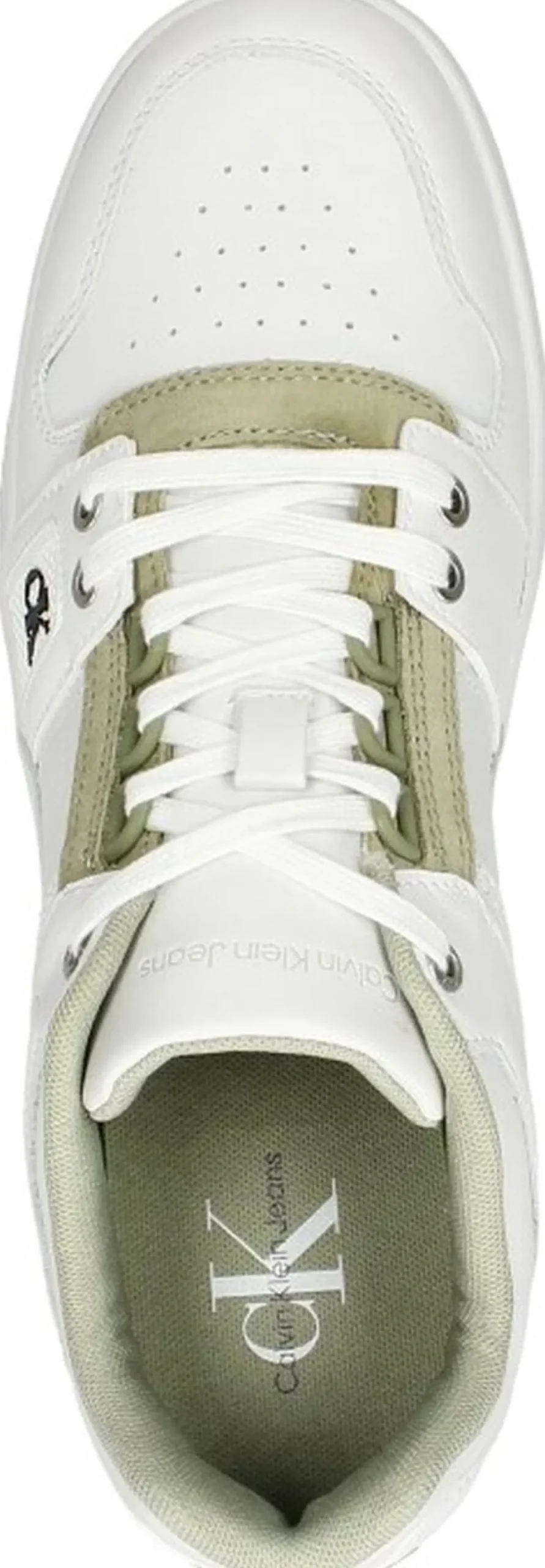Calvin Klein Cupsole Laceup Basket Low LTH Wit Best
