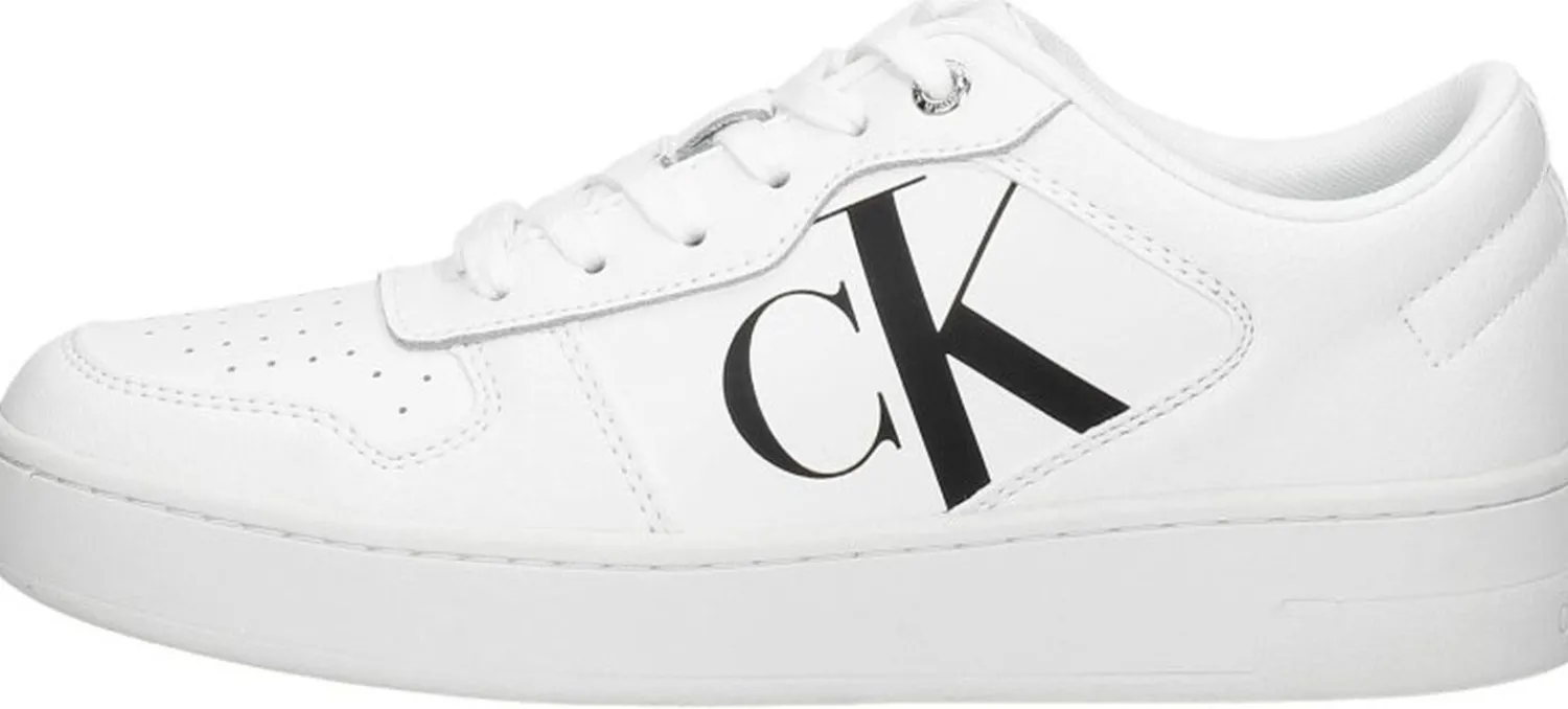 Calvin Klein Cupsole Laceup Basket Low LTH Wit Best
