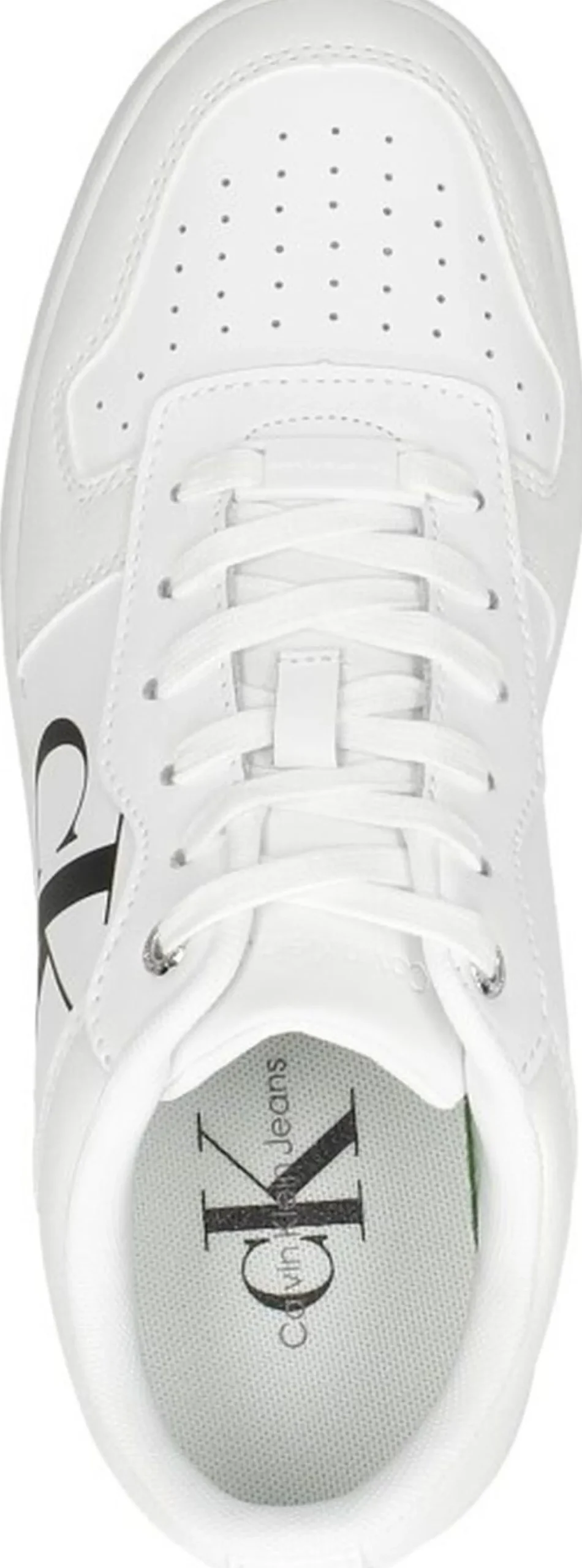 Calvin Klein Cupsole Laceup Basket Low LTH Wit Best