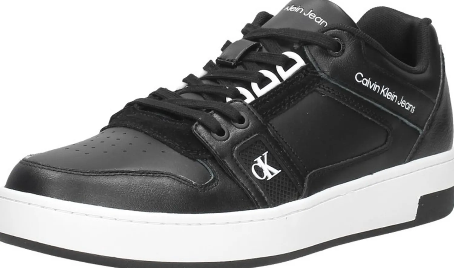 Calvin Klein Cupsole Laceup Basket Low LTH Zwart Fashion