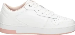 Calvin Klein Cupsole Laceup Basket Low LTH Wit New