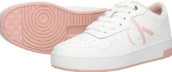 Calvin Klein Cupsole Laceup Basket Low LTH Wit New