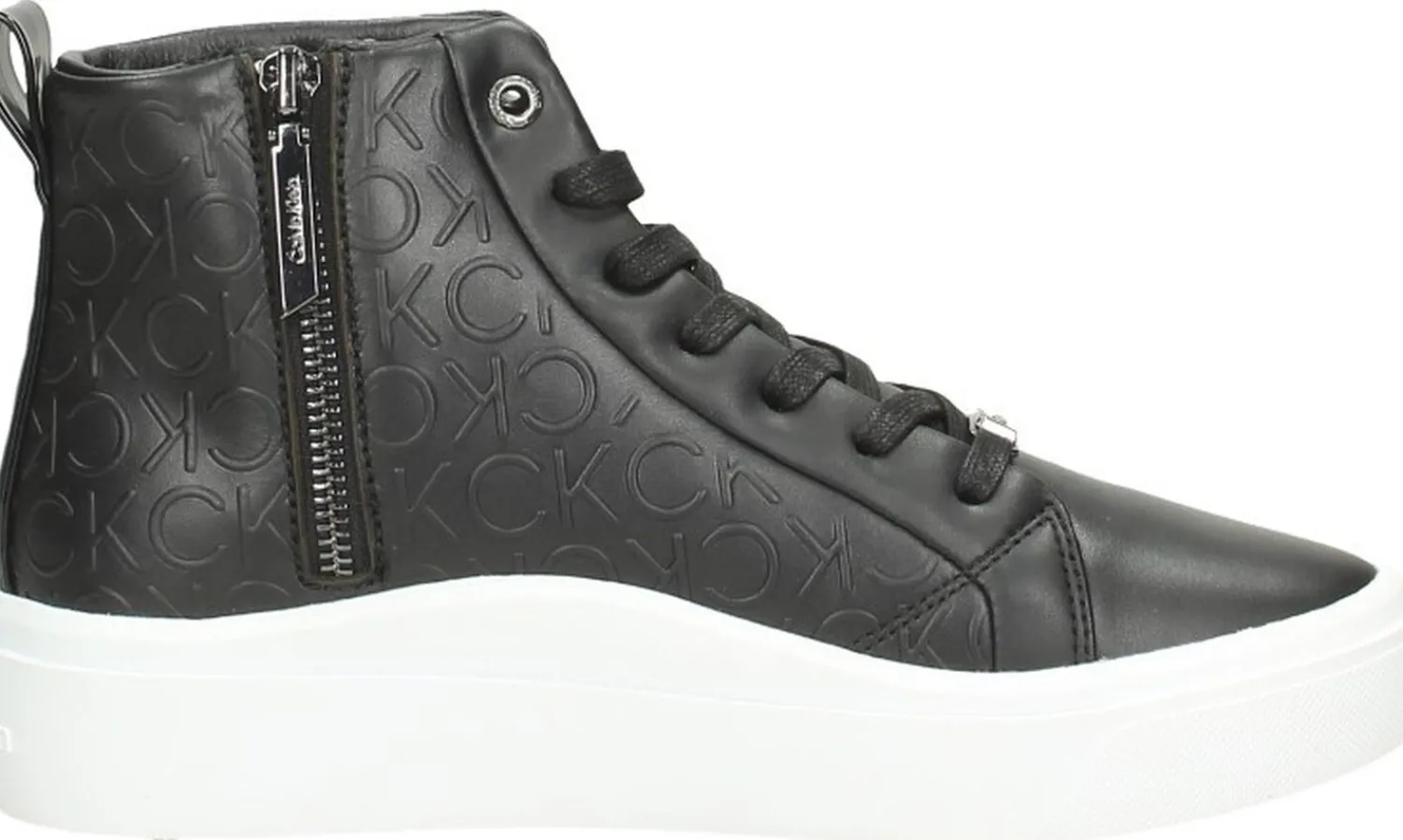 Calvin Klein Cupsole Wave High Top Zwart Sale