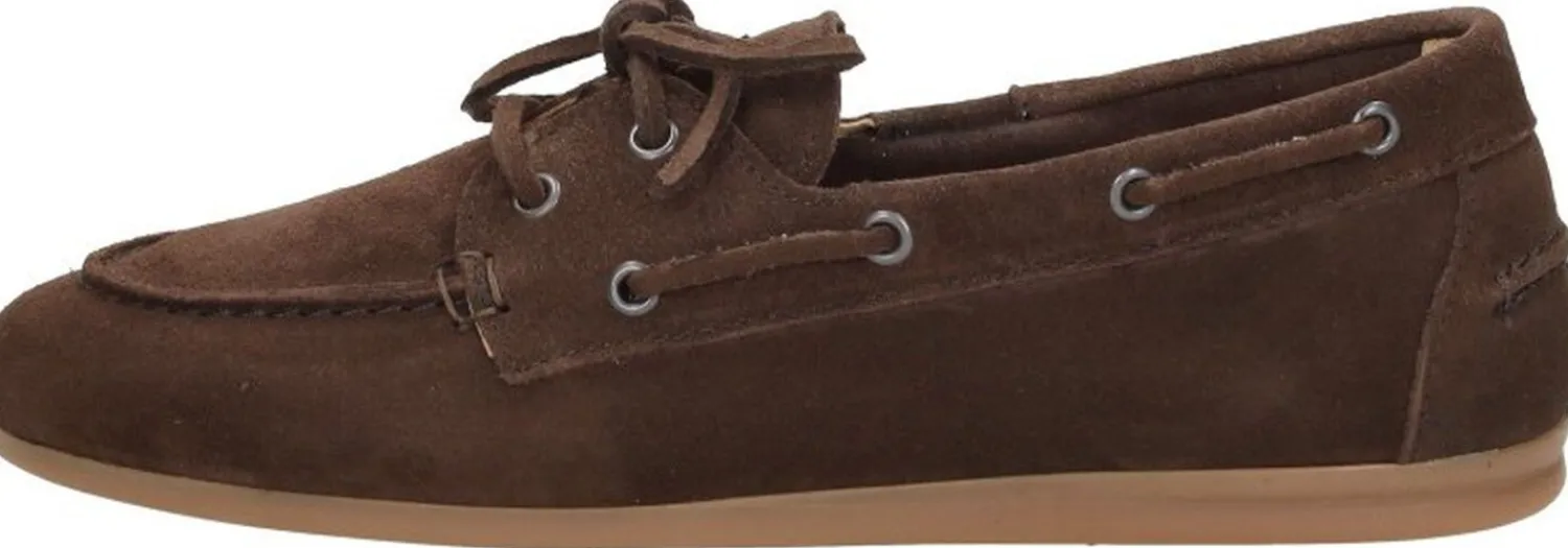 Shoecolate Dames bootschoen Donkerbruin Fashion