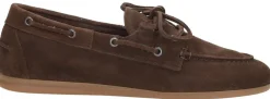 Shoecolate Dames bootschoen Donkerbruin Fashion