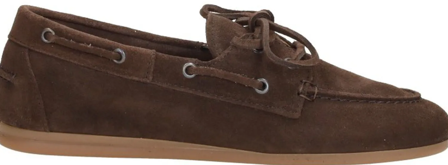 Shoecolate Dames bootschoen Donkerbruin Fashion