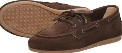 Shoecolate Dames bootschoen Donkerbruin Fashion