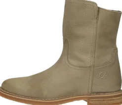 Aqa Dames enkellaarsjes Taupe Online