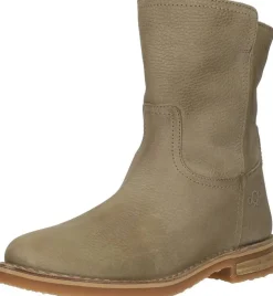 Aqa Dames enkellaarsjes Taupe Online
