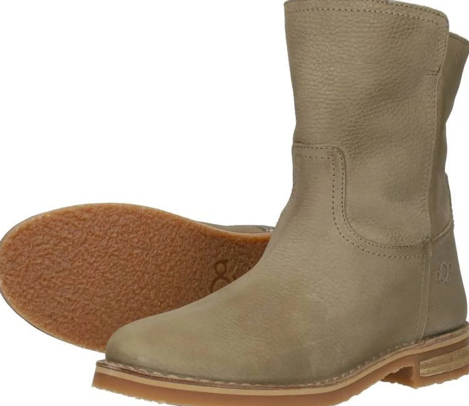 Aqa Dames enkellaarsjes Taupe Online