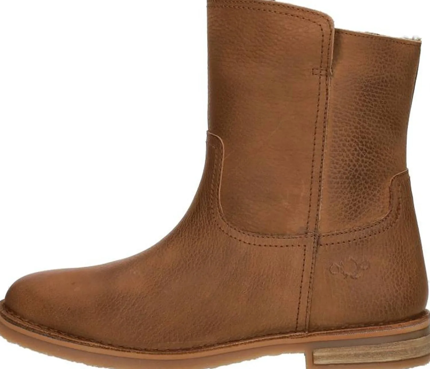 Aqa Dames enkellaarsjes Cognac New