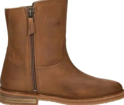 Aqa Dames enkellaarsjes Cognac New