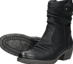 Rieker Dames enkellaarsjes Zwart New