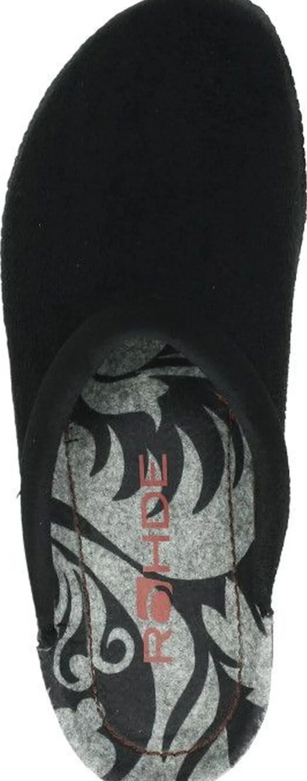 Rohde Dames pantoffels Zwart Fashion