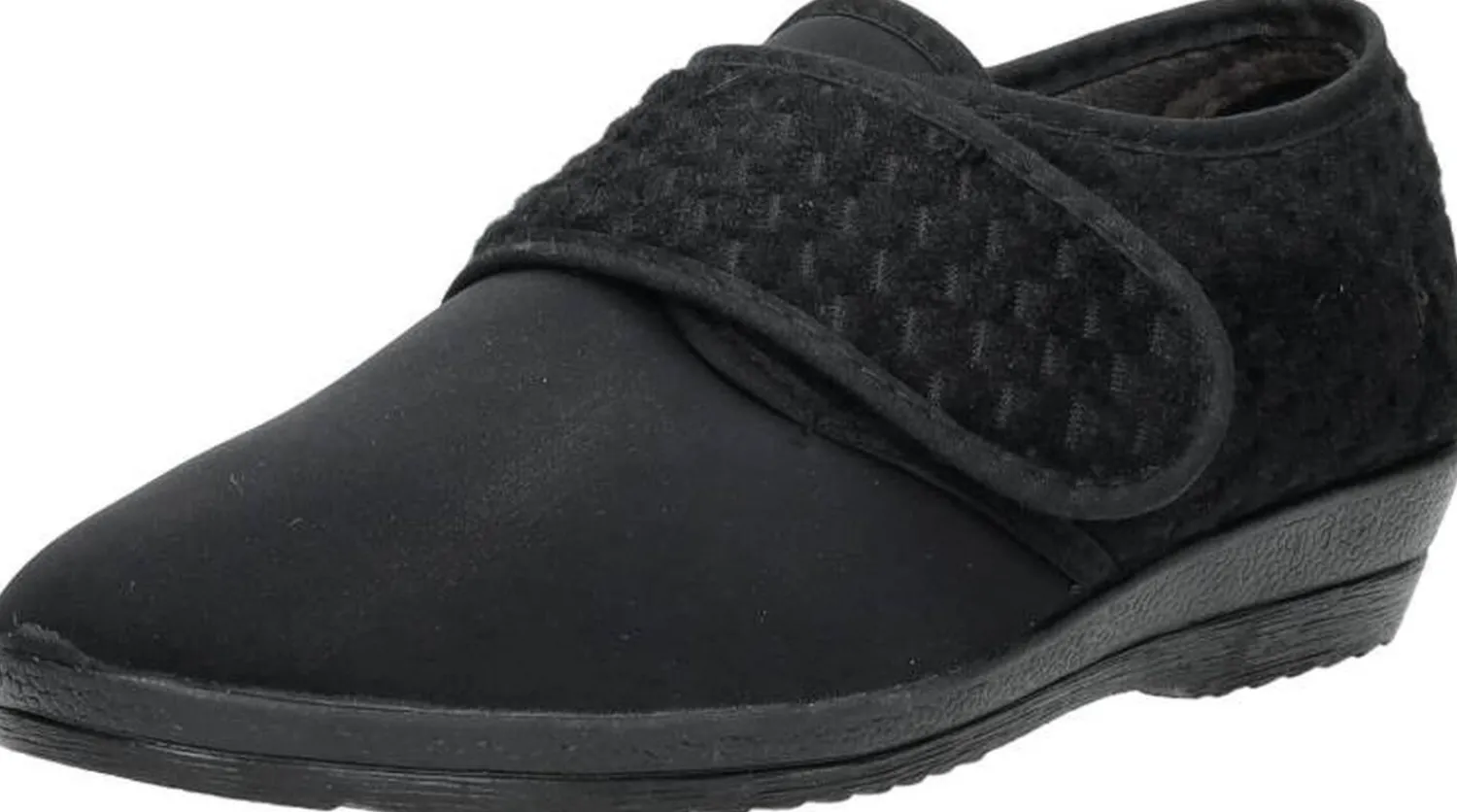 Comfort Plus Dames pantoffels met stretch Zwart Best