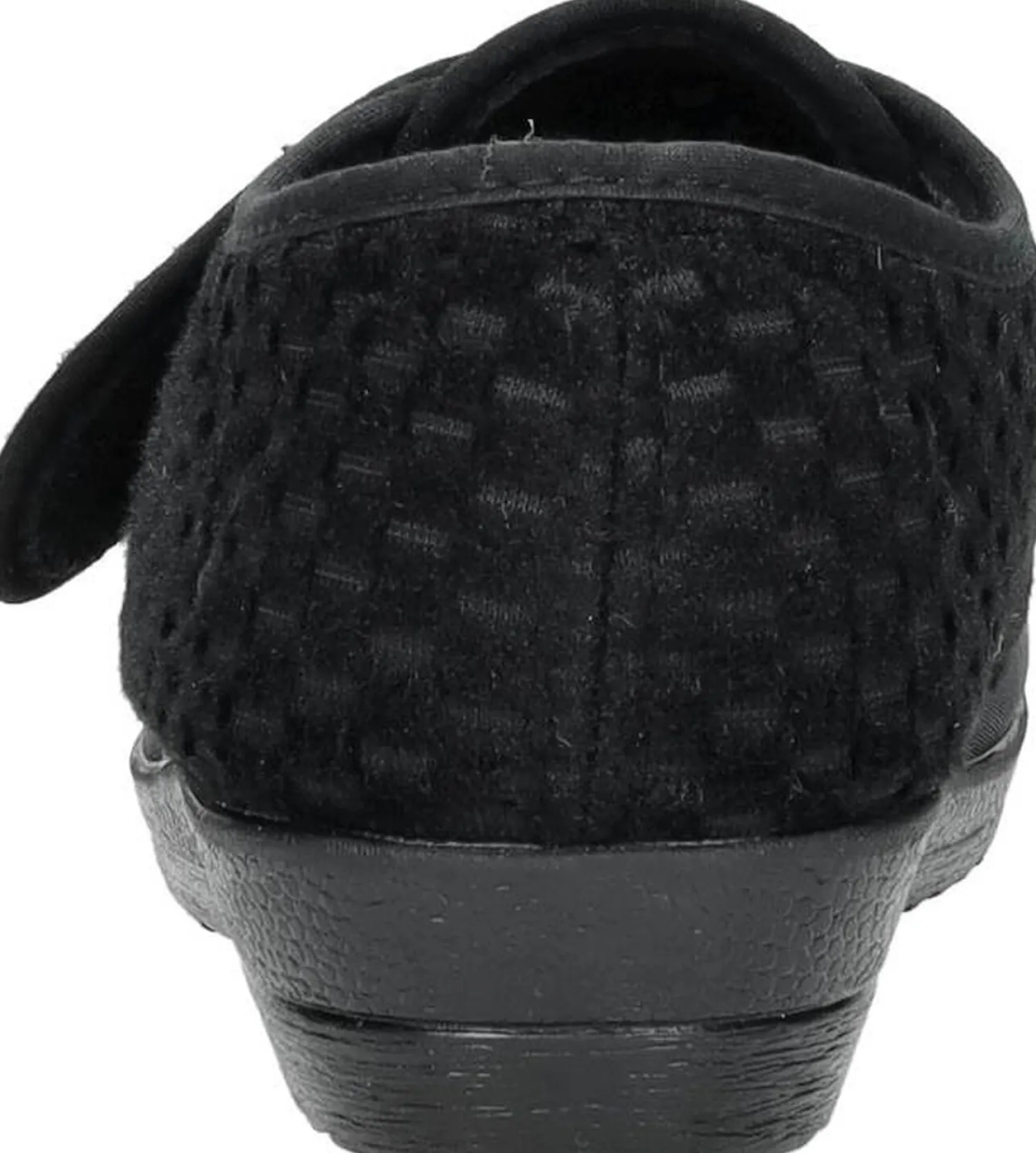 Comfort Plus Dames pantoffels met stretch Zwart Best