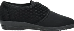 Comfort Plus Dames pantoffels met stretch Zwart Best