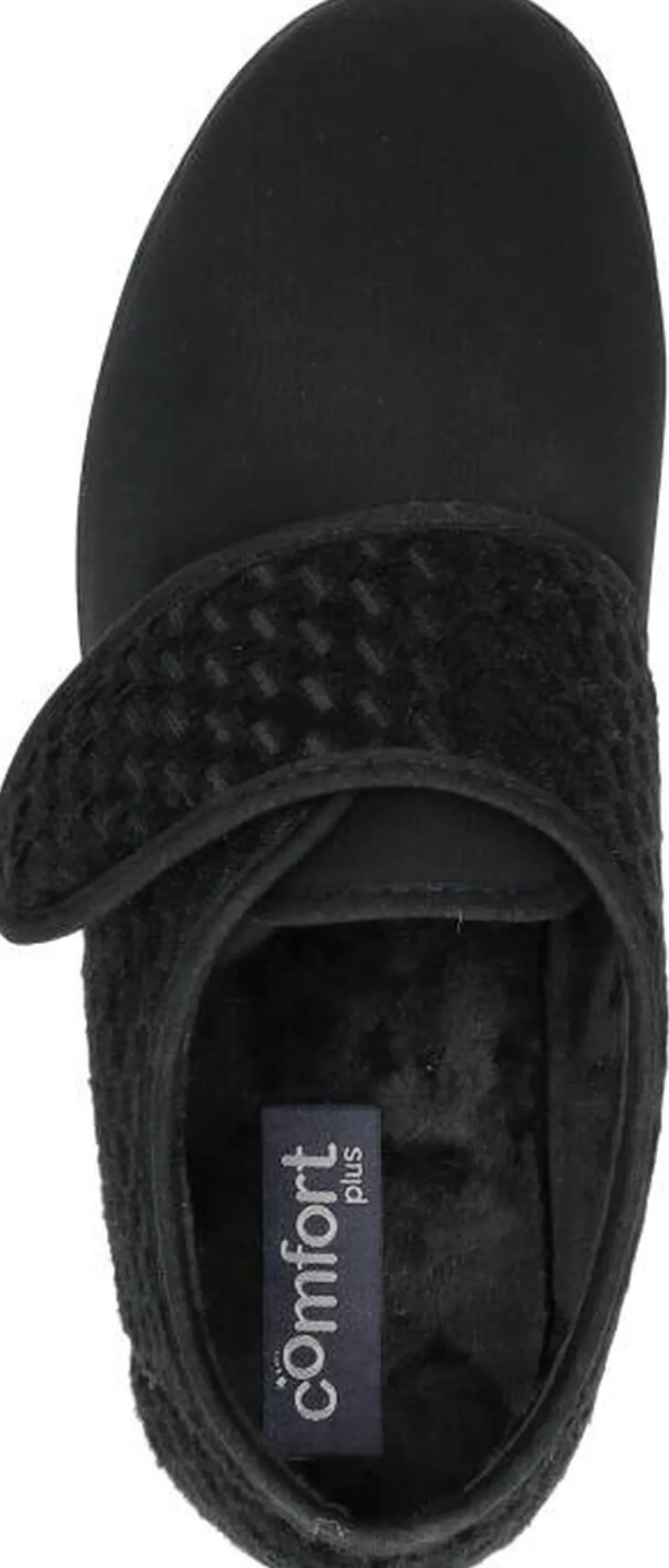 Comfort Plus Dames pantoffels met stretch Zwart Best
