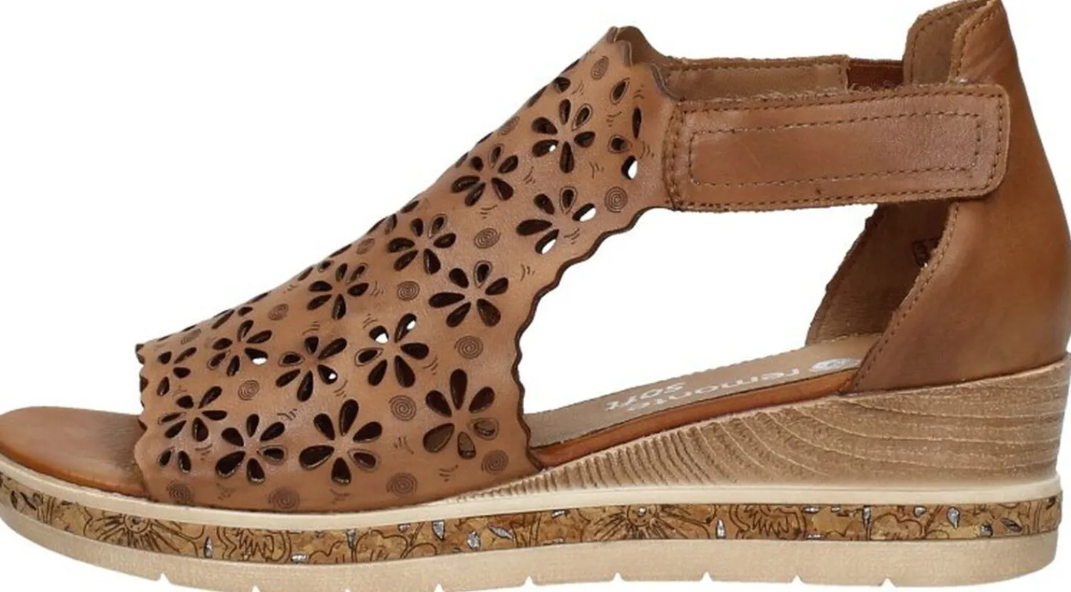 Remonte Dames sandalen Cognac Fashion