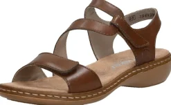 Rieker Dames sandalen Cognac Hot