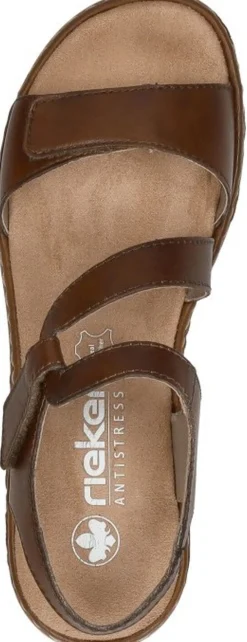 Rieker Dames sandalen Cognac Hot