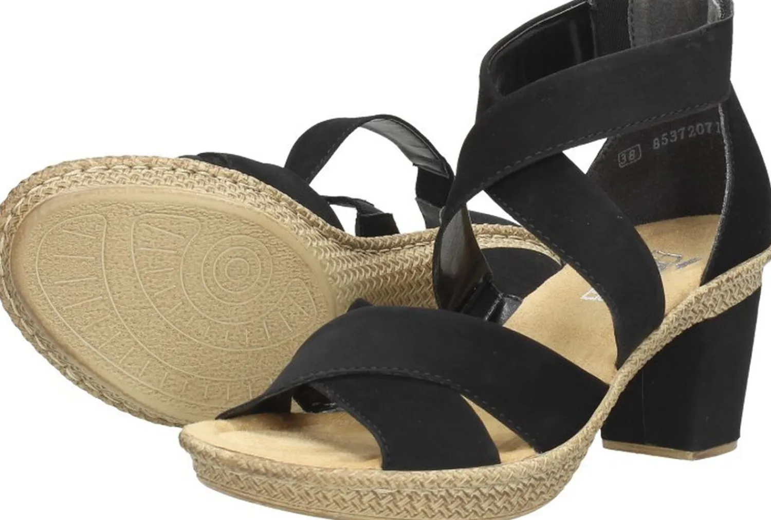 Rieker Dames sandalen Zwart Online