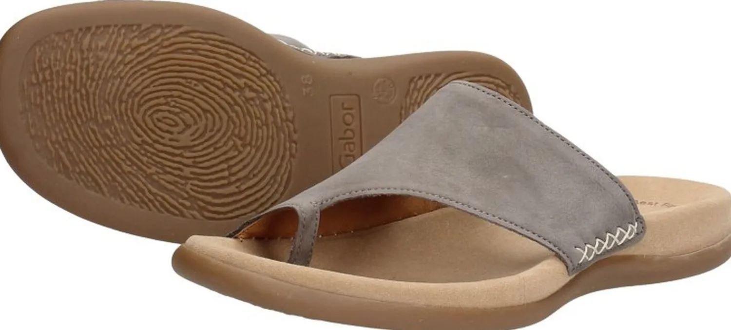 Gabor Dames slippers Taupe Outlet
