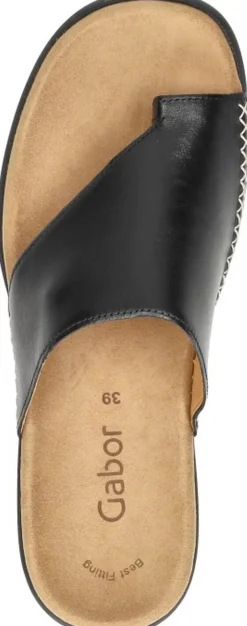 Gabor Dames slippers Zwart Online