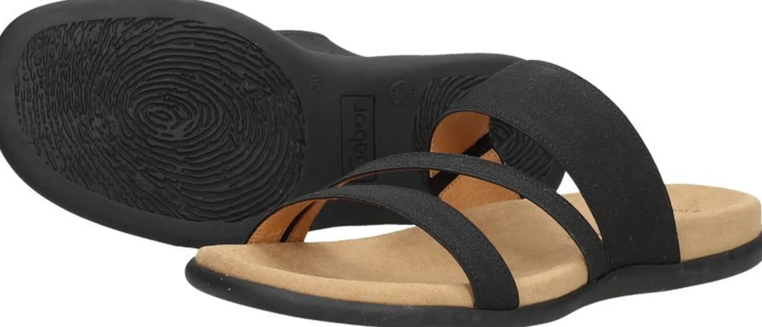 Gabor Dames slippers Zwart New