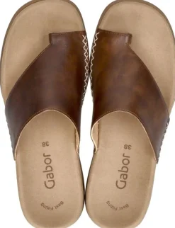 Gabor Dames slippers Cognac Outlet