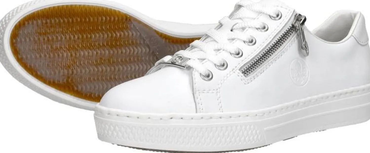 Rieker Dames veterschoenen Wit Clearance