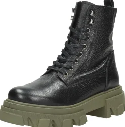 Ps. Poelman Dames veterschoenen Zwart Online
