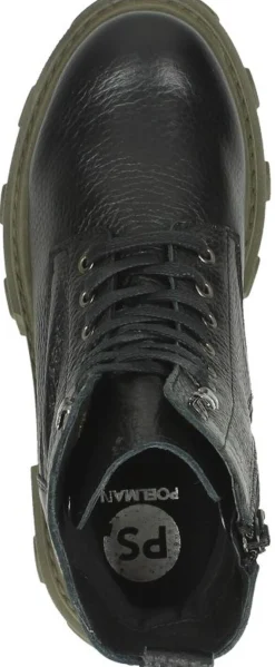 Ps. Poelman Dames veterschoenen Zwart Online