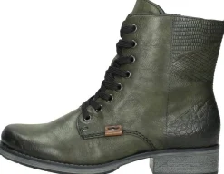 Rieker Dames veterschoenen Groen Fashion