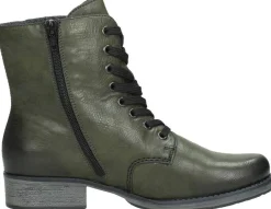 Rieker Dames veterschoenen Groen Fashion