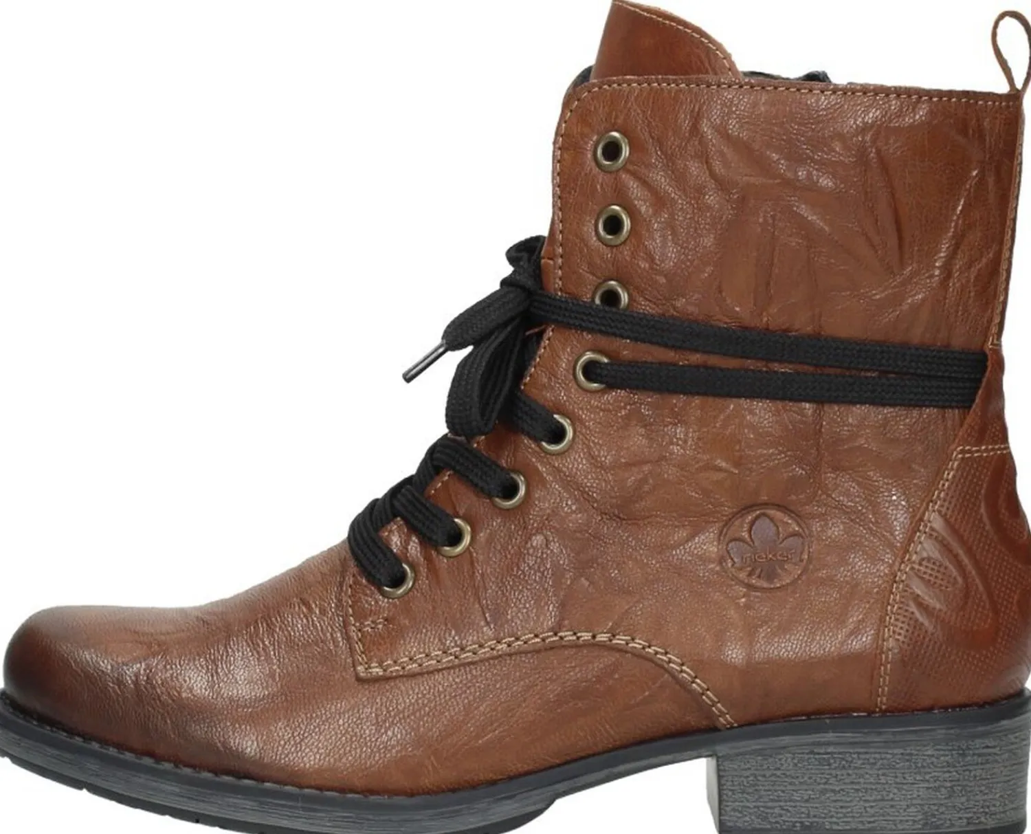 Rieker Dames veterschoenen Cognac Best