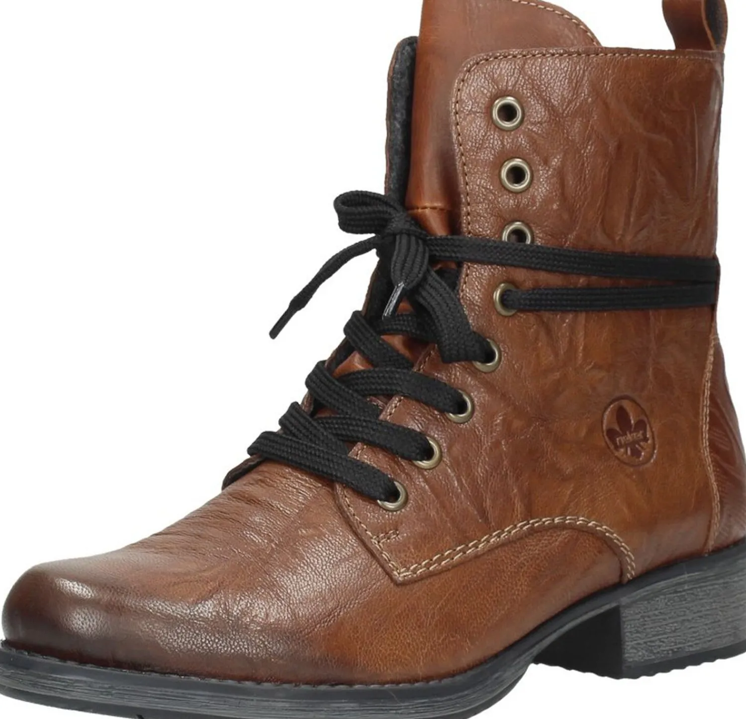 Rieker Dames veterschoenen Cognac Best