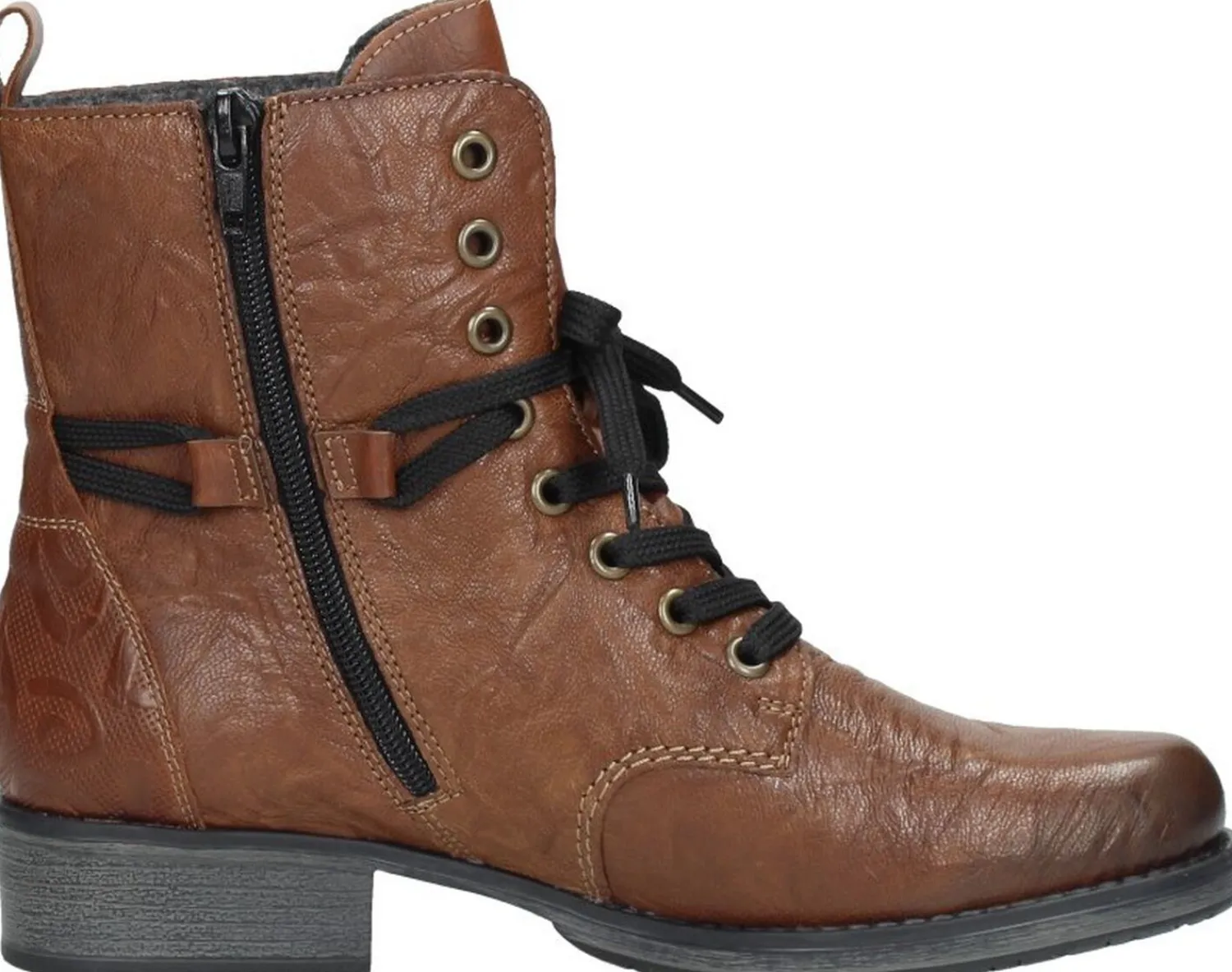 Rieker Dames veterschoenen Cognac Best