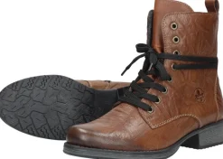 Rieker Dames veterschoenen Cognac Best