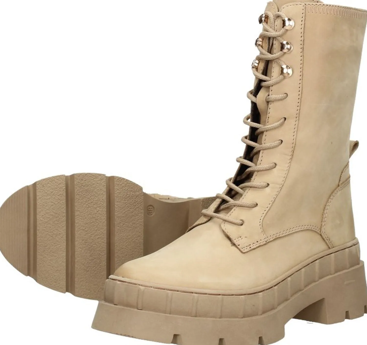 Sub55 Dames veterschoenen Cognac Clearance