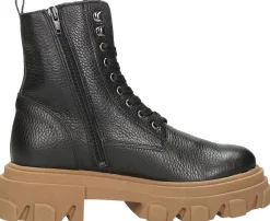 Ps. Poelman Dames veterschoenen Zwart New