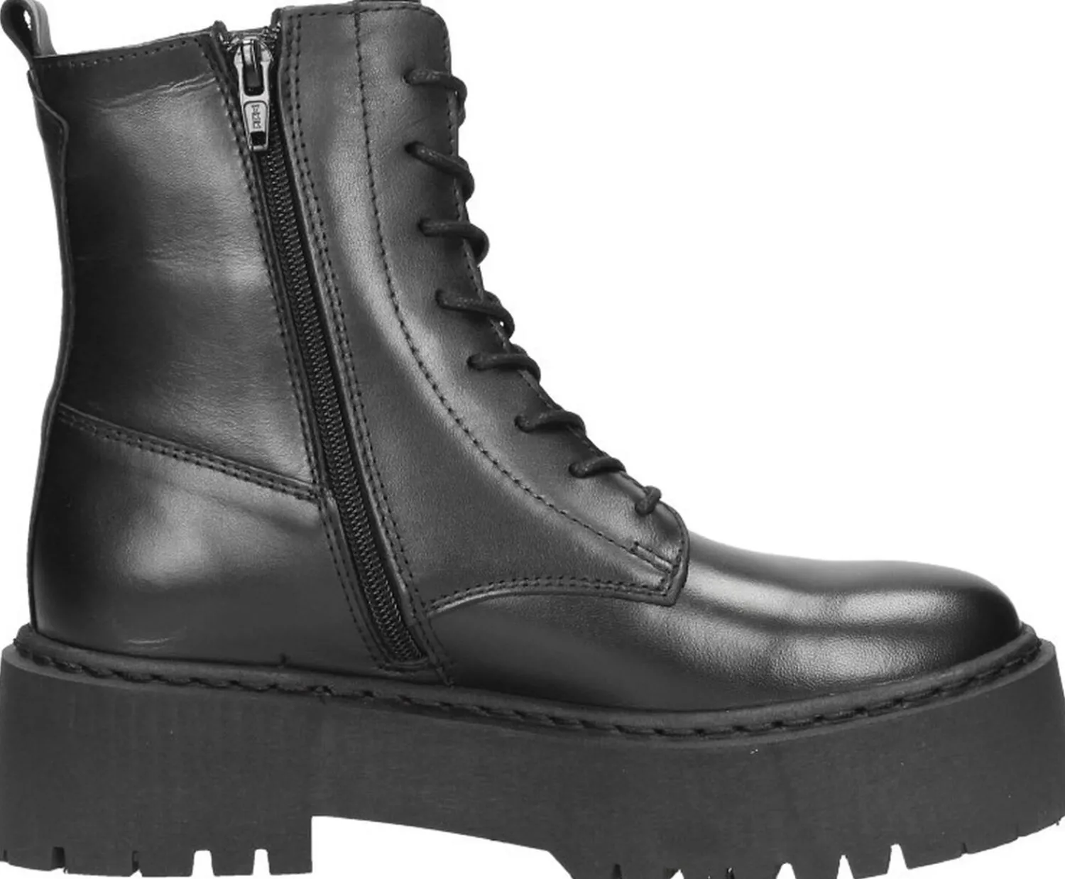 Sub55 Dames veterschoenen Zwart Discount