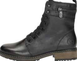 Rieker Dames veterschoenen Zwart Discount