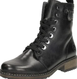 Rieker Dames veterschoenen Zwart Discount