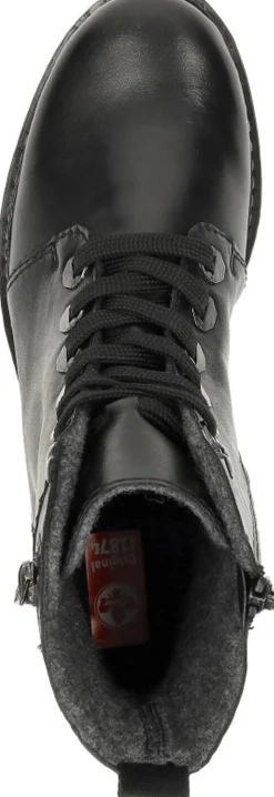 Rieker Dames veterschoenen Zwart Discount