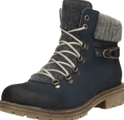 Rieker Dames veterschoenen Blauw Best