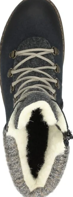 Rieker Dames veterschoenen Blauw Best
