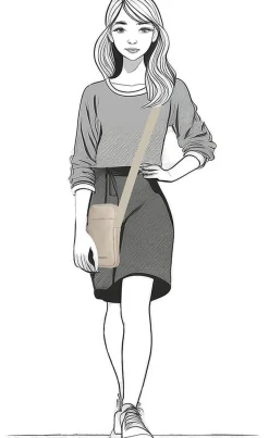 Enrico Benetti Damestassen Taupe Fashion