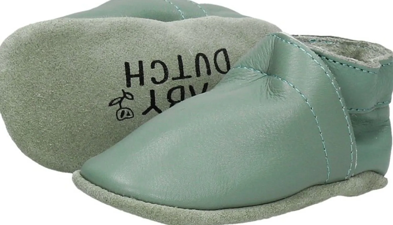 Baby Dutch Effen Stone Green Petrol New