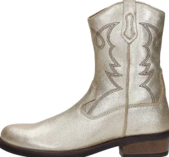 Sub55 Enkellaarsjes Goudkleur Fashion